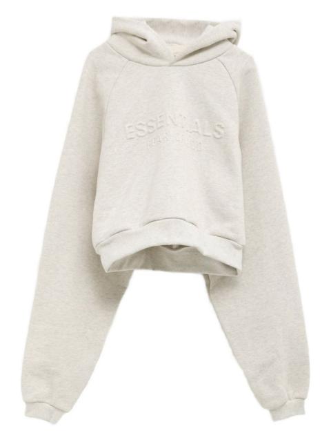 ESSENTIALS 90s embossed-logo hoodie