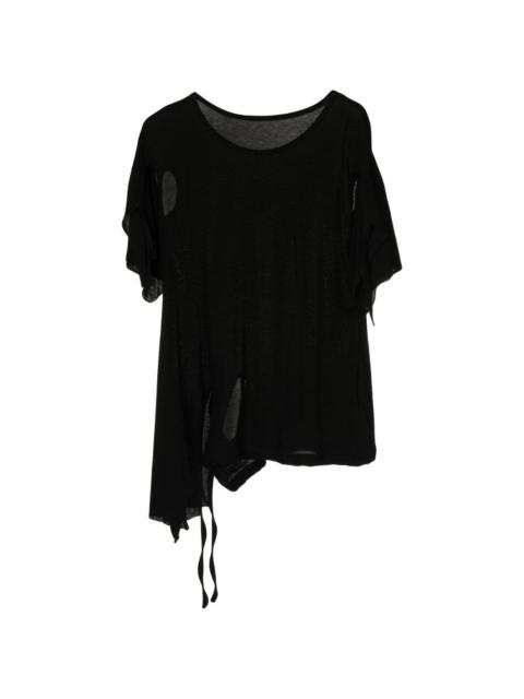 Yohji Yamamoto cape-sleeve T-shirt