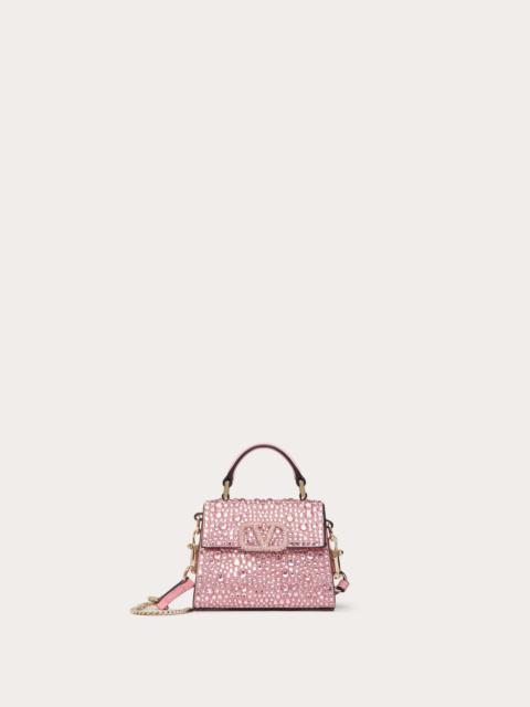 Valentino MICRO VSLING EMBROIDERED HANDBAG | REVERSIBLE