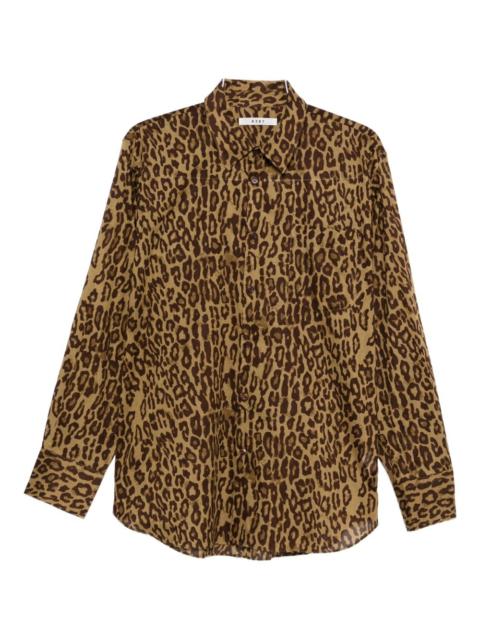 6397 leopard-print buttoned shirt