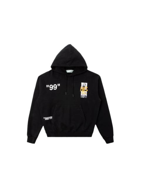 Off-White OFF-WHITE Summer Graphic Print Hoodie Black/Multicolor