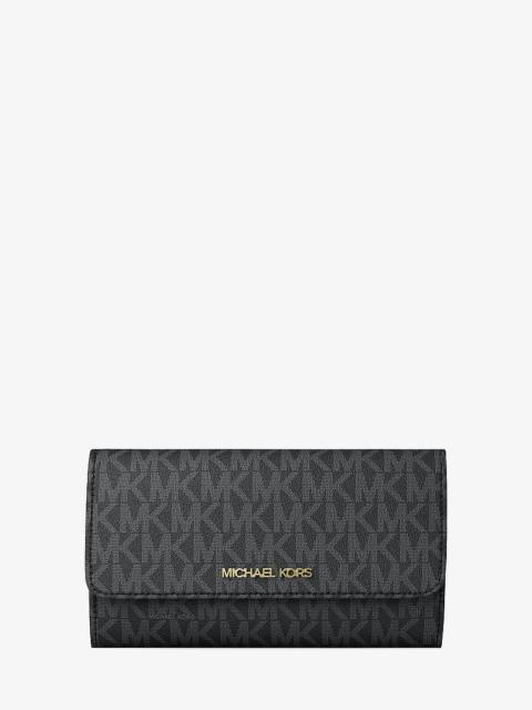 MICHAEL KORS Jet Set Large Logo Trifold Wallet