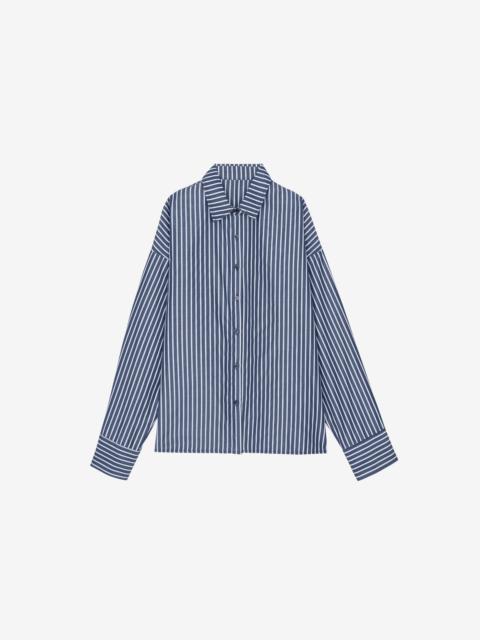 The Frankie Shop Forli Shirt - Navy/White Stripe
