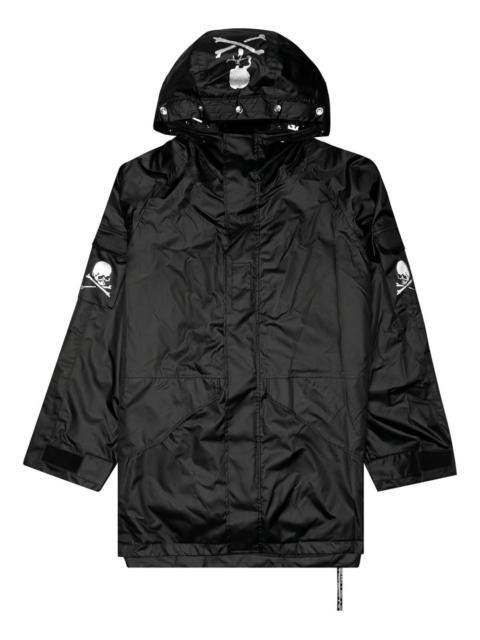 MASTERMIND WORLD skull-print hooded windbreaker