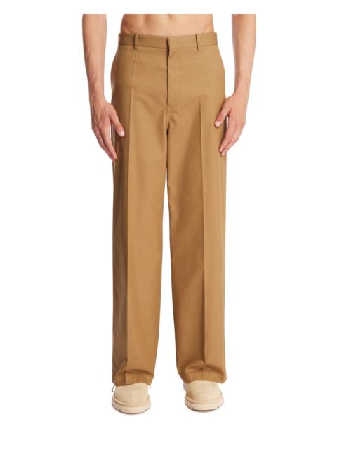 Jil Sander Beige Cotton Trousers