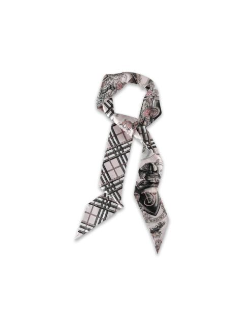 Burberry tartan graphic scarf
