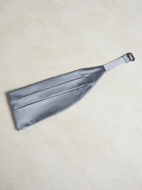 Brunello Cucinelli Cotton and silk satin cummerbund