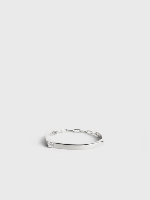TOTEME Diamond chain ring 18kt white gold