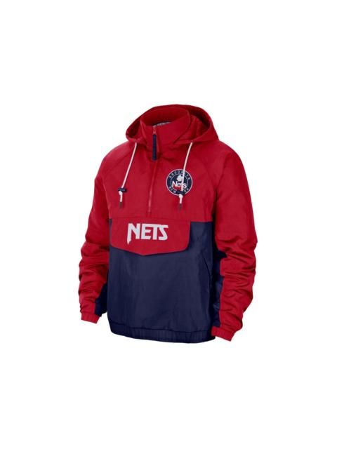 Nike NBA Brooklyn Nets Courtside Premium Jacket Red/Blue/White