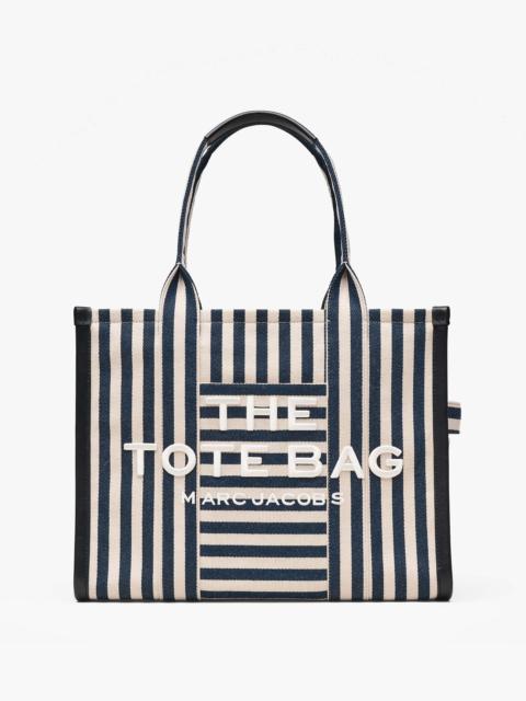 Marc Jacobs THE STRIPE CANVAS LARGE TOTE BAG