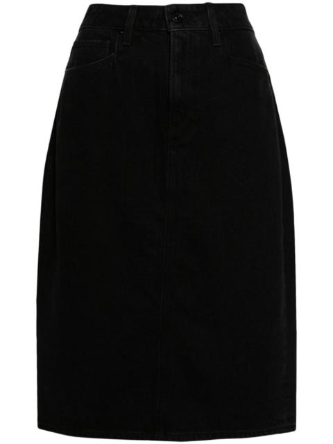 PAIGE Siren denim midi skirt