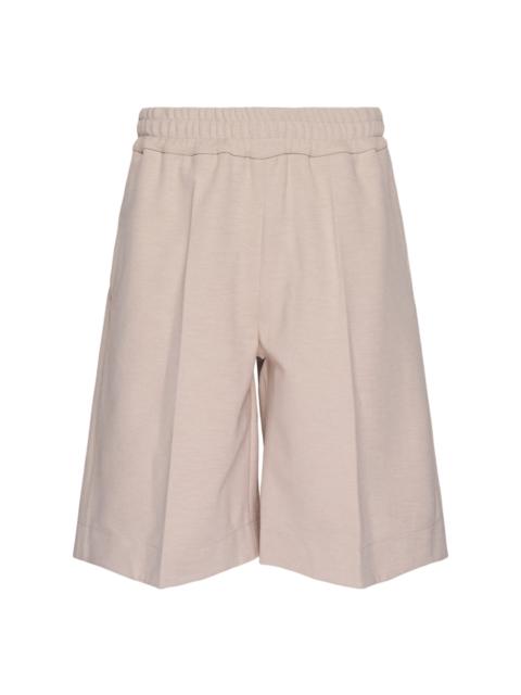 Jil Sander Technical Compact Cotton Shorts