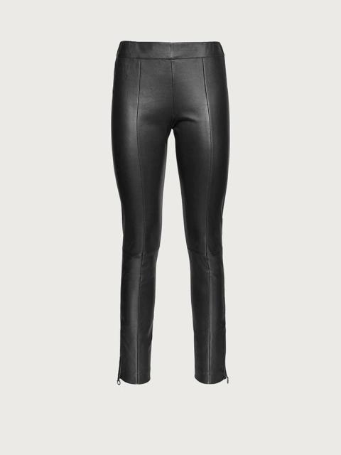 FERRAGAMO SKINNY NAPPA TROUSERS