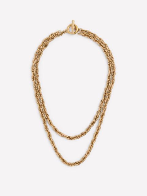 BODEN Vintage Twist Layer Necklace-Gold Colour