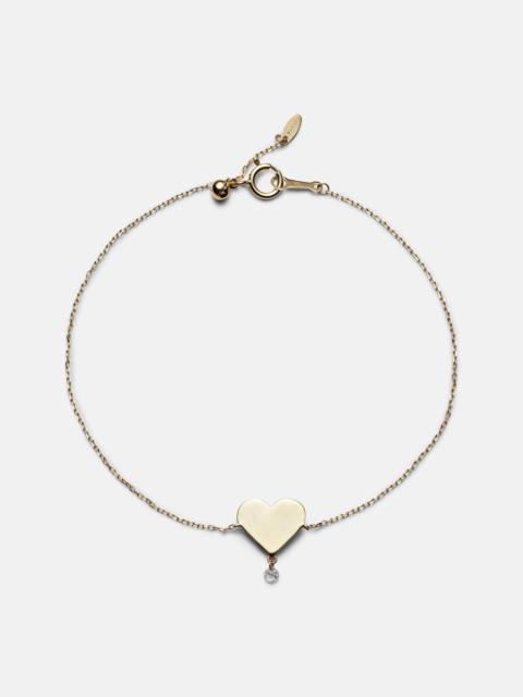 PERSÉE 18kt gold bracelet with diamonds