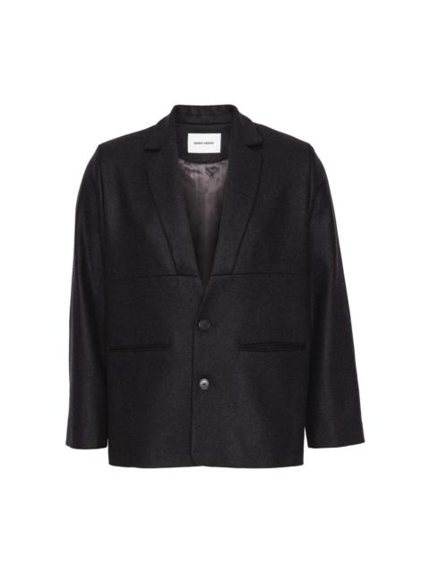 HENRIK VIBSKOV LONELY BLAZER - BLACK
