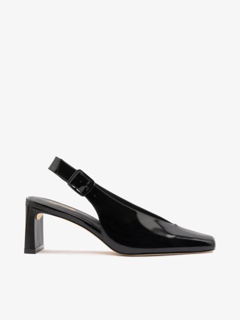 Larroudé Katie Pump Black Patent Leather