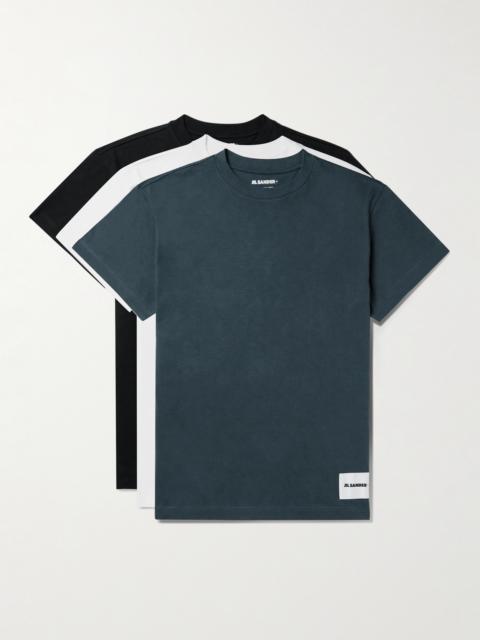 Jil Sander Set of Three Organic Cotton-Jersey T-Shirts
