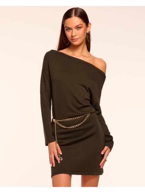 RAMY BROOK Chance Merino Off-The-Shoulder Mini Dress