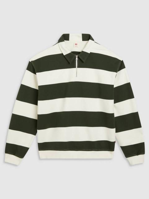 Levi's QUARTER ZIP COLLAR CREWNECK SWEATSHIRT