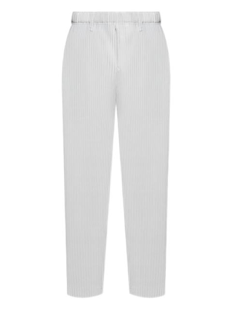 ISSEY MIYAKE pleated straight-leg trousers