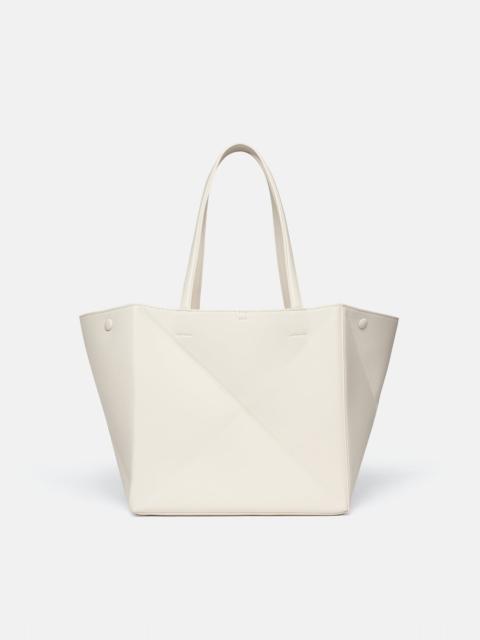 Nanushka THE ORIGAMI TOTE - Vegan nappa tote - Creme