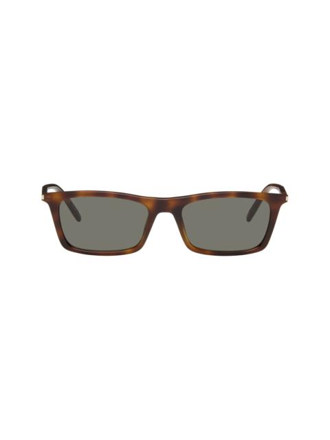 SAINT LAURENT Brown SL 890 Betty Thin Sunglasses