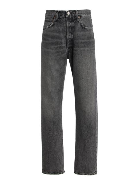 90’s Pinch Waist Long Jeans dark wash