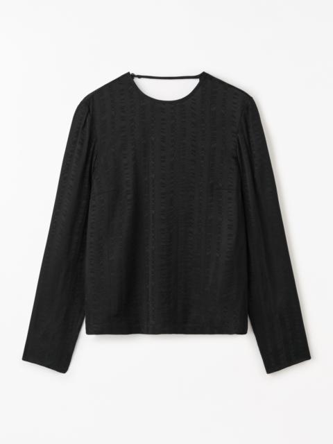 Amalia Tiger Stripe Jacquard Top