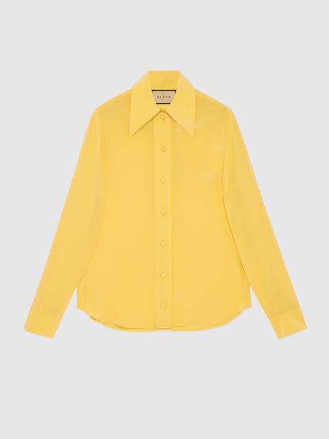 Silk crêpe de chine shirt