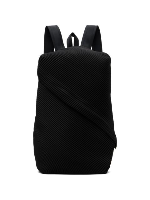 Pleats Please Issey Miyake Black Bias Pleats Backpack