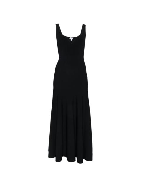 Alaïa V-neck midi dress