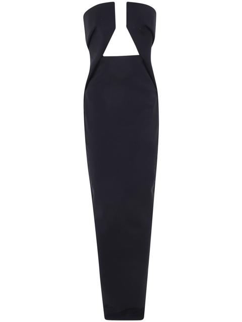 Rick Owens Dress Cut Out Back "Prong Gown"