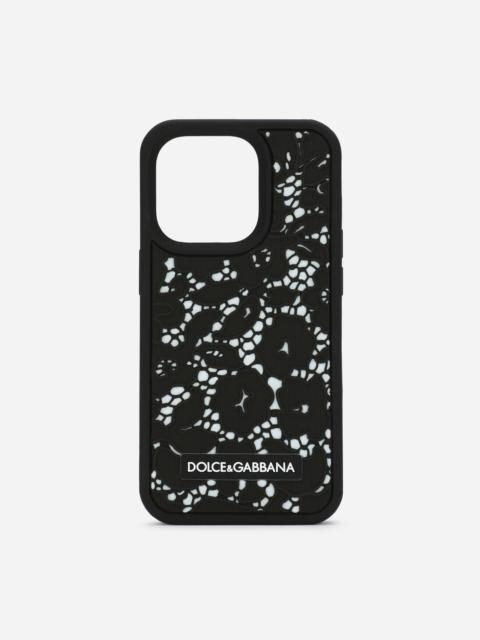 Dolce & Gabbana Lace rubber iPhone 14 Pro cover