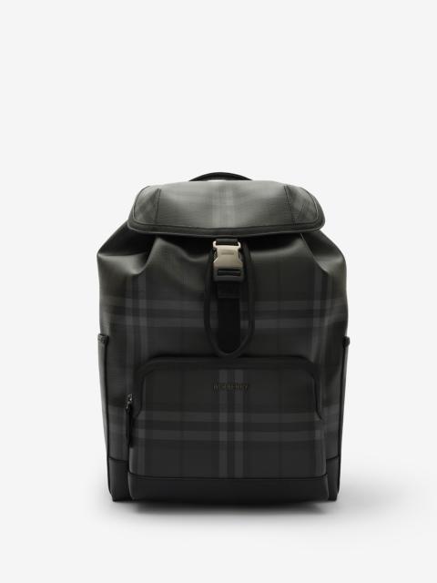 Burberry City Check Clip Backpack