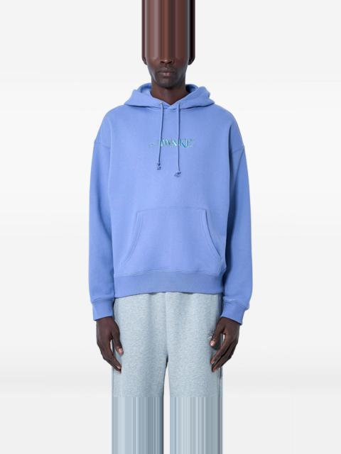 AWAKE NY logo-embroidered hooded sweatshirt