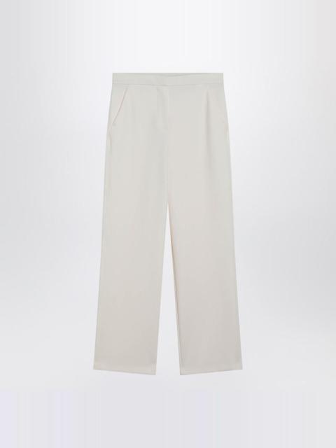 Max Mara Max Mara Ivory Straight-Leg Trousers