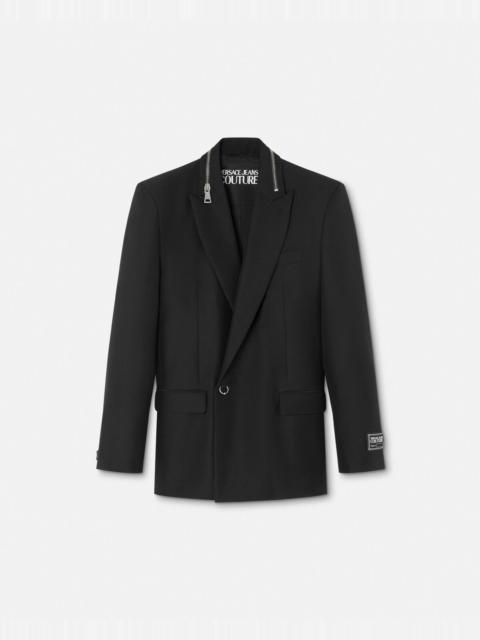 VERSACE JEANS COUTURE Piercing Double-Breasted Blazer