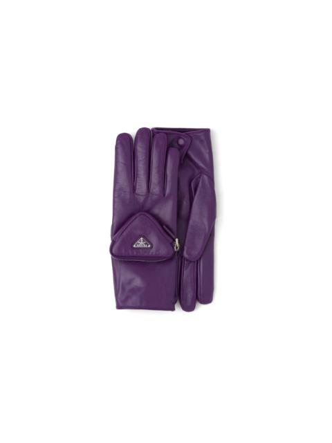 Prada Napa leather gloves