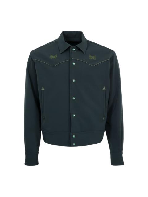 NEEDLES embroidered shirt jacket