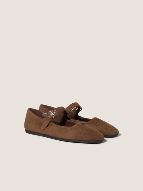 Miu Miu Suede ballerinas