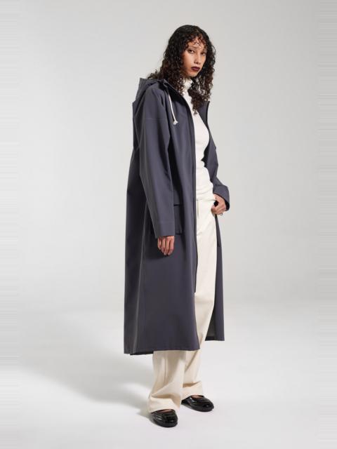 Stutterheim Sandviken Long Zip Matte Raincoat Metal