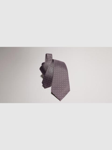 GUCCI Interlocking G silk jacquard tie