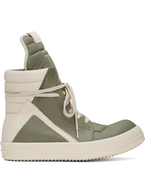 Rick Owens Geobasket high-top leather sneakers | REVERSIBLE Rick Owens Geobasket high-top leather sneakers | REVERSIBLE