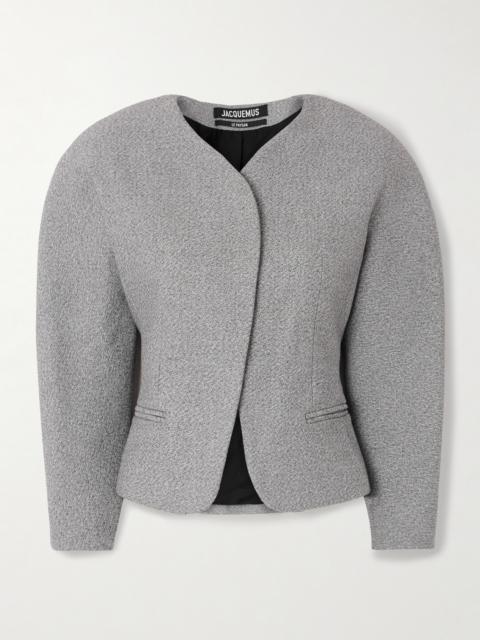 JACQUEMUS Ovalo Cotton And Wool-blend Jacket