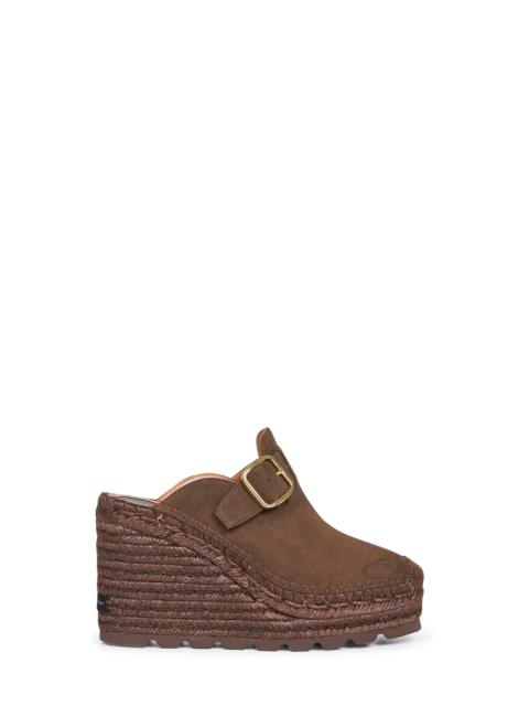 Stella McCartney Moka vegan suede Gaia clogs
