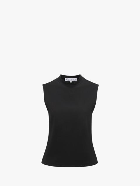 JW Anderson TANK TOP WITH ANCHOR EMBROIDERY