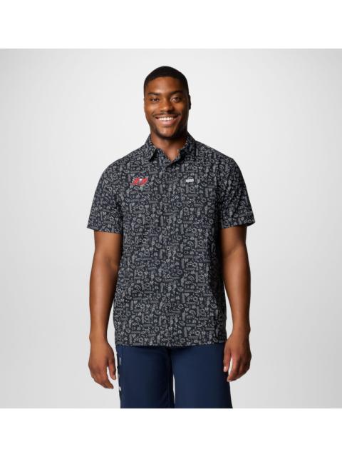 Columbia Men's PFG Super Slack Tide Short Sleeve Shirt - Tampa Bay Buccaneers