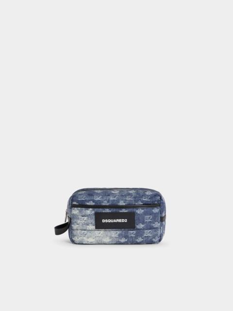 DSQUARED2 D2 MONOGRAM BEAUTY CASE