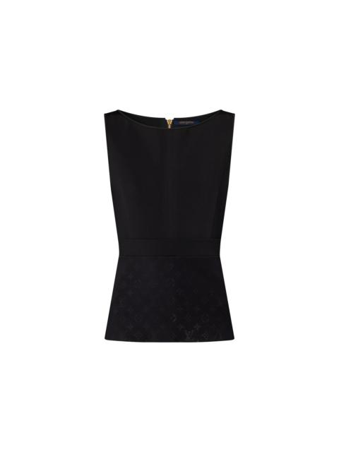 Louis Vuitton Embossed Monogram Fitted Top